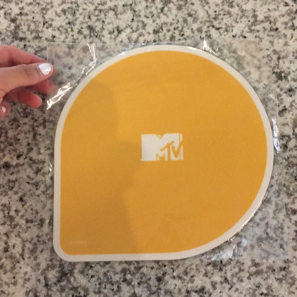 MTV Personalized mouse pad.